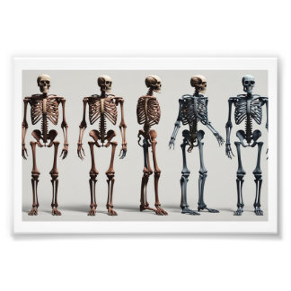 Human Skeletons Photo Print
