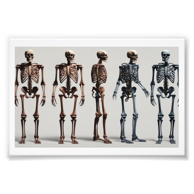 Human Skeletons Photo Print (Front)