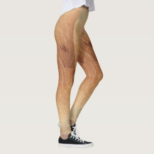 Human Skin Texture Leggings