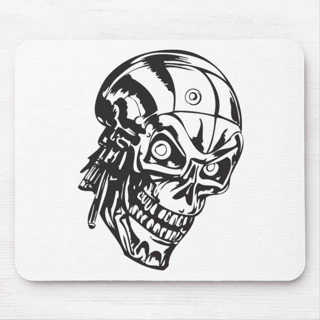 Human Skull 146 Mouse Mat (Front)
