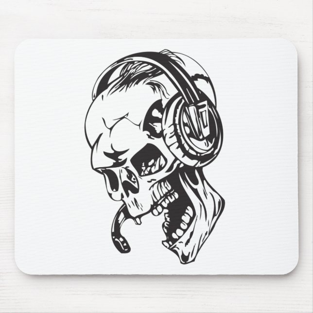 Human Skull 151 Mouse Mat (Front)