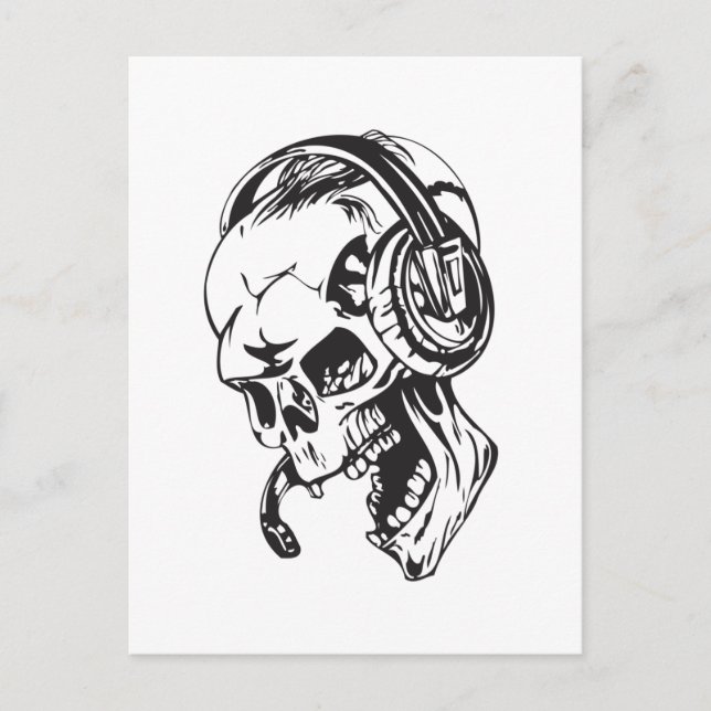 Human Skull 151 Postcard (Front)