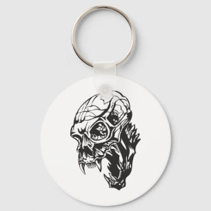 Human Skull 160 Key Ring