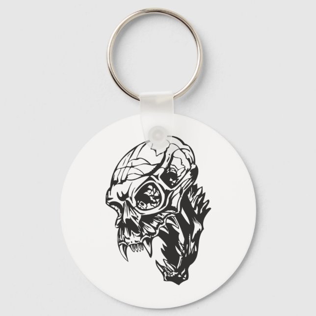 Human Skull 160 Key Ring (Front)