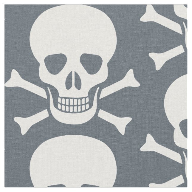 Human skull fabric (Close Up)