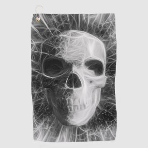 Human Skull Golf Towel