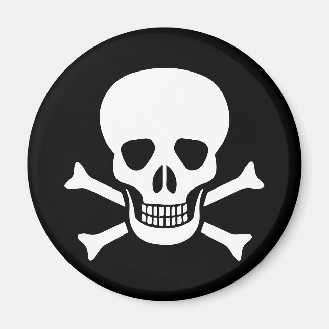 Human skull magnet (Front)