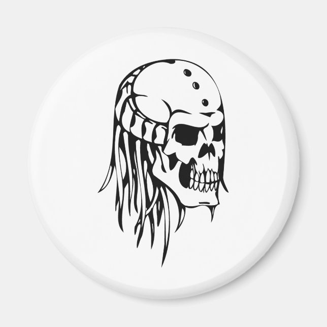 Human Skull Magnet (Front)