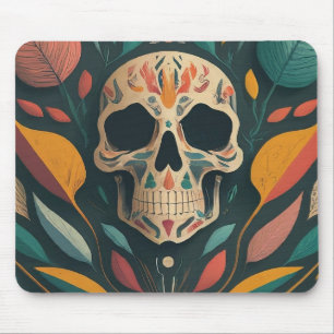 Human Skull Mouse Mat