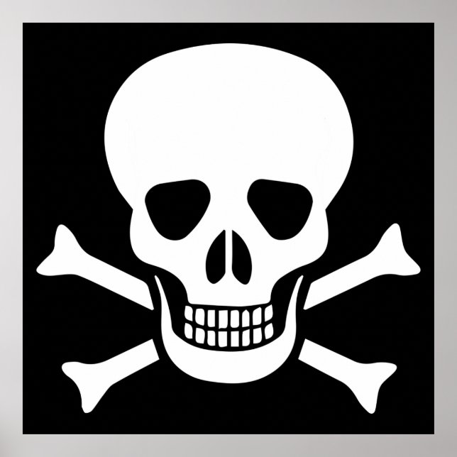 Human skull poster (Front)