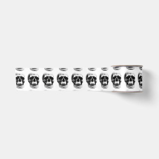 HUMAN SKULL TRADITIONAL SATIN RIBBON