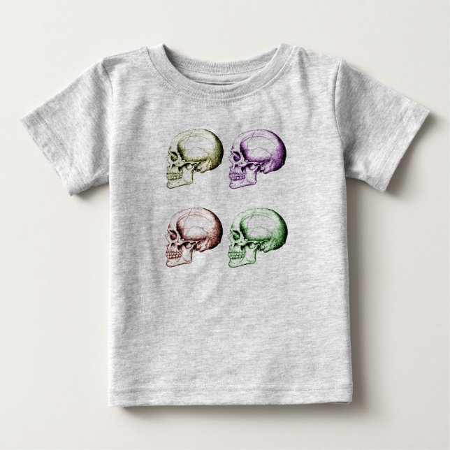 Human Skulls Baby T-Shirt (Front)
