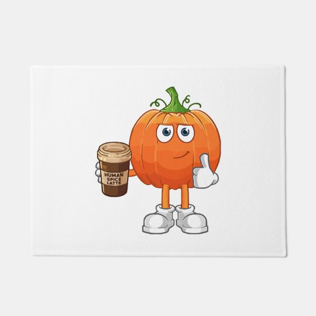 Human Spice Latte Doormat (Front)