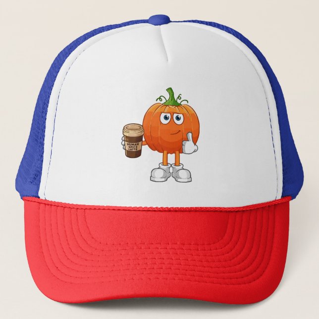 Human Spice Latte Trucker Hat (Front)