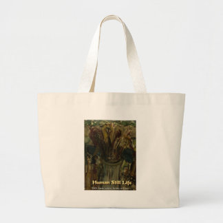human still life large tote bag