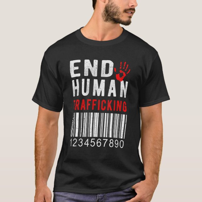Human Trafficking Awarenes End It Not For Sale Sto T-Shirt (Front)