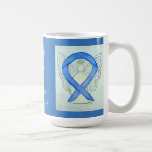 Human Trafficking Awareness Ribbon Angel Mug