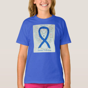 Human Trafficking Awareness Ribbon Angel Shirt