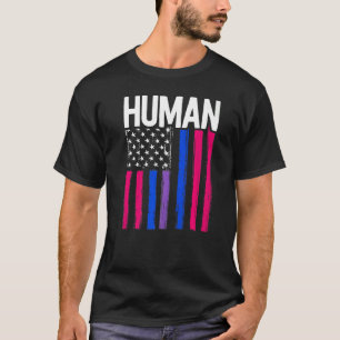 Human Transgender Pride Trans Ally Flag Proud Lgbt T-Shirt