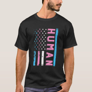 Human Transgender Pride Trans Ally Flag Proud Lgbt T-Shirt