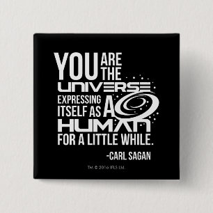 Human Universe 15 Cm Square Badge