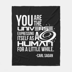 Human Universe Fleece Blanket