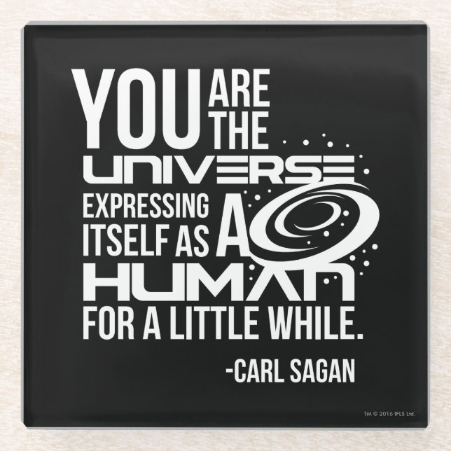 Human Universe Glass Coaster (Front)