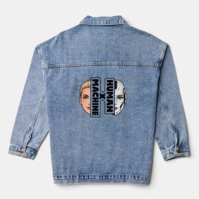 HUMAN x MACHINE Denim Jacket (Back)