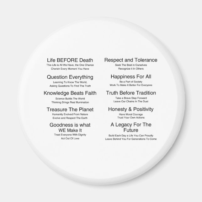 Humandments Magnet (Front)