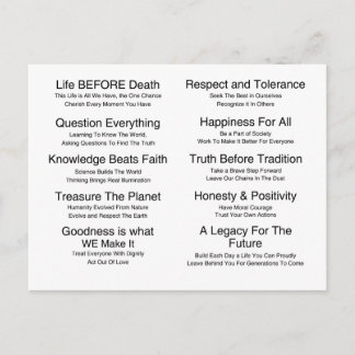 Humandments Postcard