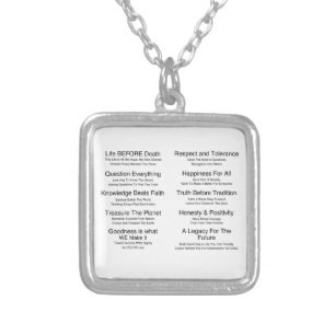 Humandments Silver Plated Necklace