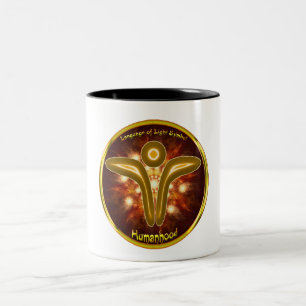 Humanhood Symbol Art Two-Tone Coffee Mug