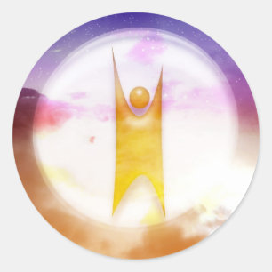 Humanism Symbol Classic Round Sticker