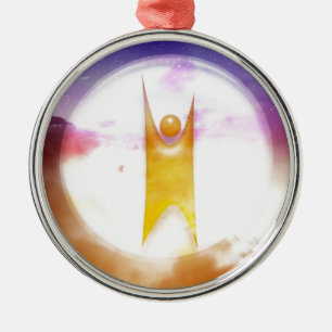 Humanism Symbol Metal Tree Decoration