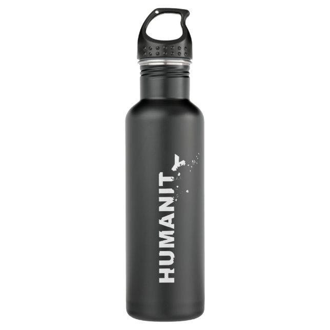 Humanity Crumbling 710 Ml Water Bottle (Front)