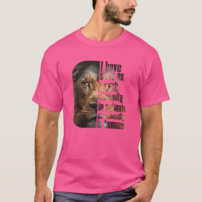 humanity in animals friends T-Shirt (Front)