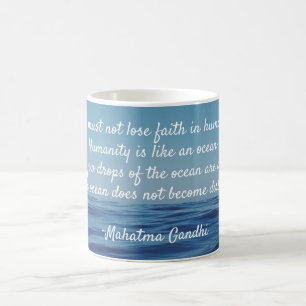 Humanity Ocean Quote Coffee Mug