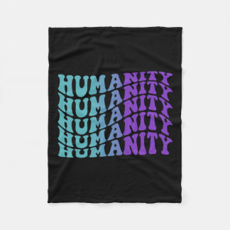 Humanity Suicide Prevention Mental Health Awarenes Fleece Blanket