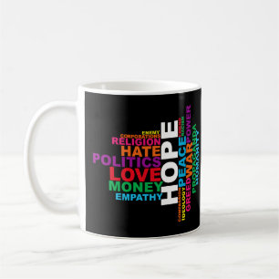 Humanity Word Cloud Coffee Mug