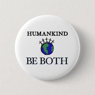 Humankind 6 Cm Round Badge
