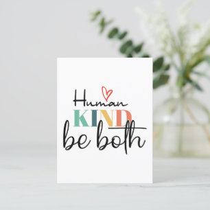 Humankind be both shirt, Kindness Shirt, Be Kind Postcard