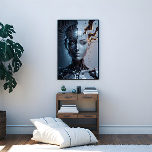 Humanoid Artificial Intelligence Canvas Print