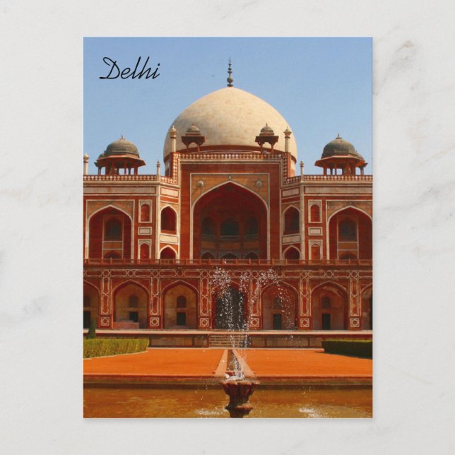 humayun delhi postcard (Front)