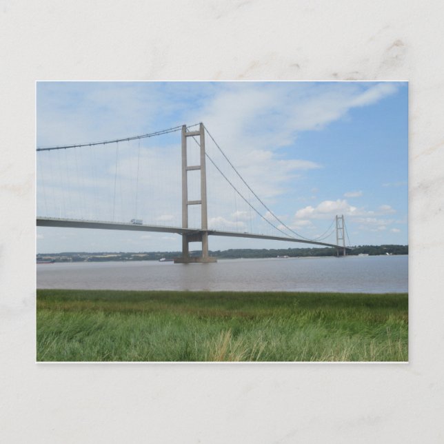 Humber Bridge 2018 Colour Postcard (Front)