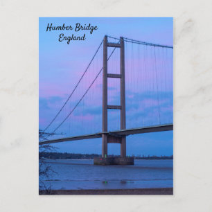 Humber Bridge England Postcard