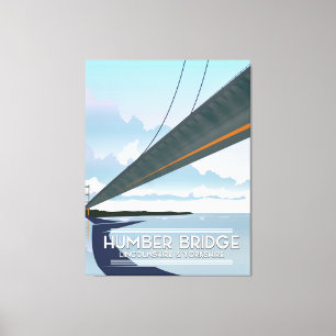 Humber Bridge, Lincolnshire & Yorkshire Canvas Print