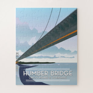 Humber Bridge, Lincolnshire & Yorkshire Jigsaw Puzzle
