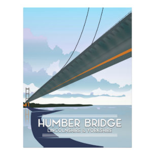 Humber Bridge, Lincolnshire & Yorkshire Photo Print
