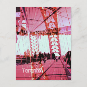 Humber River arch bridge, Toronto, Sunnyside Postcard