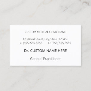 Humble and Minimalist Style Business Card